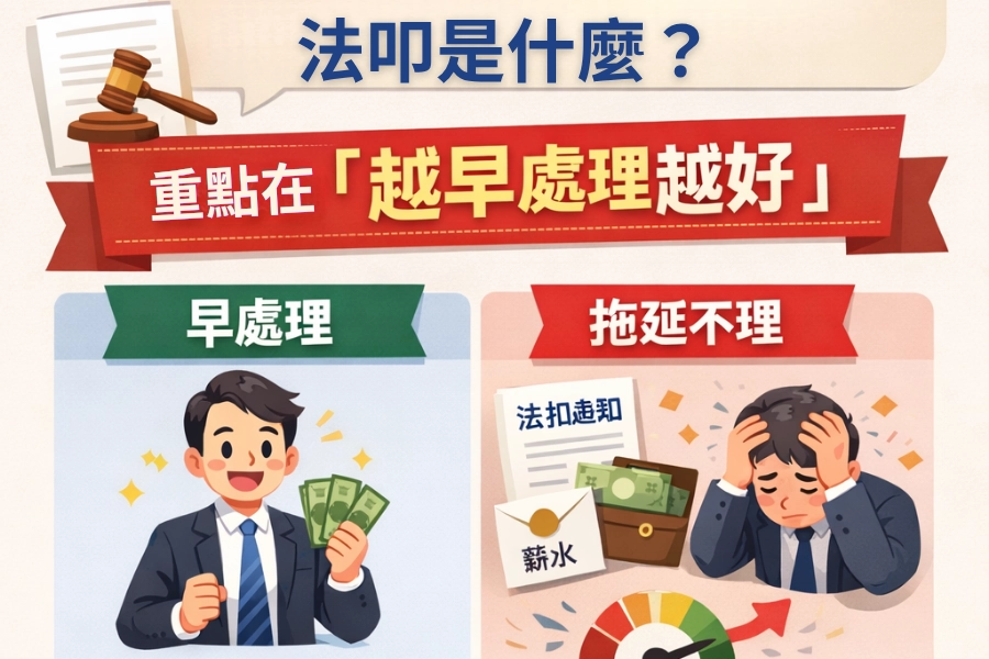 法扣是什麼?其實重點在越早處理越好