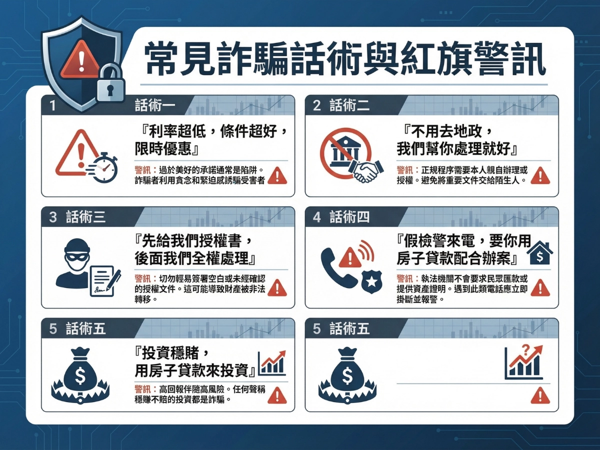 常見詐騙話術與警訊