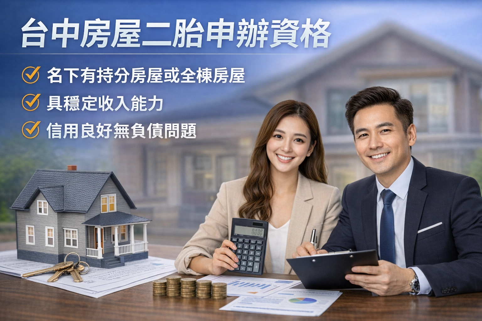 台中房屋二胎申請，要符合哪些基本資格？