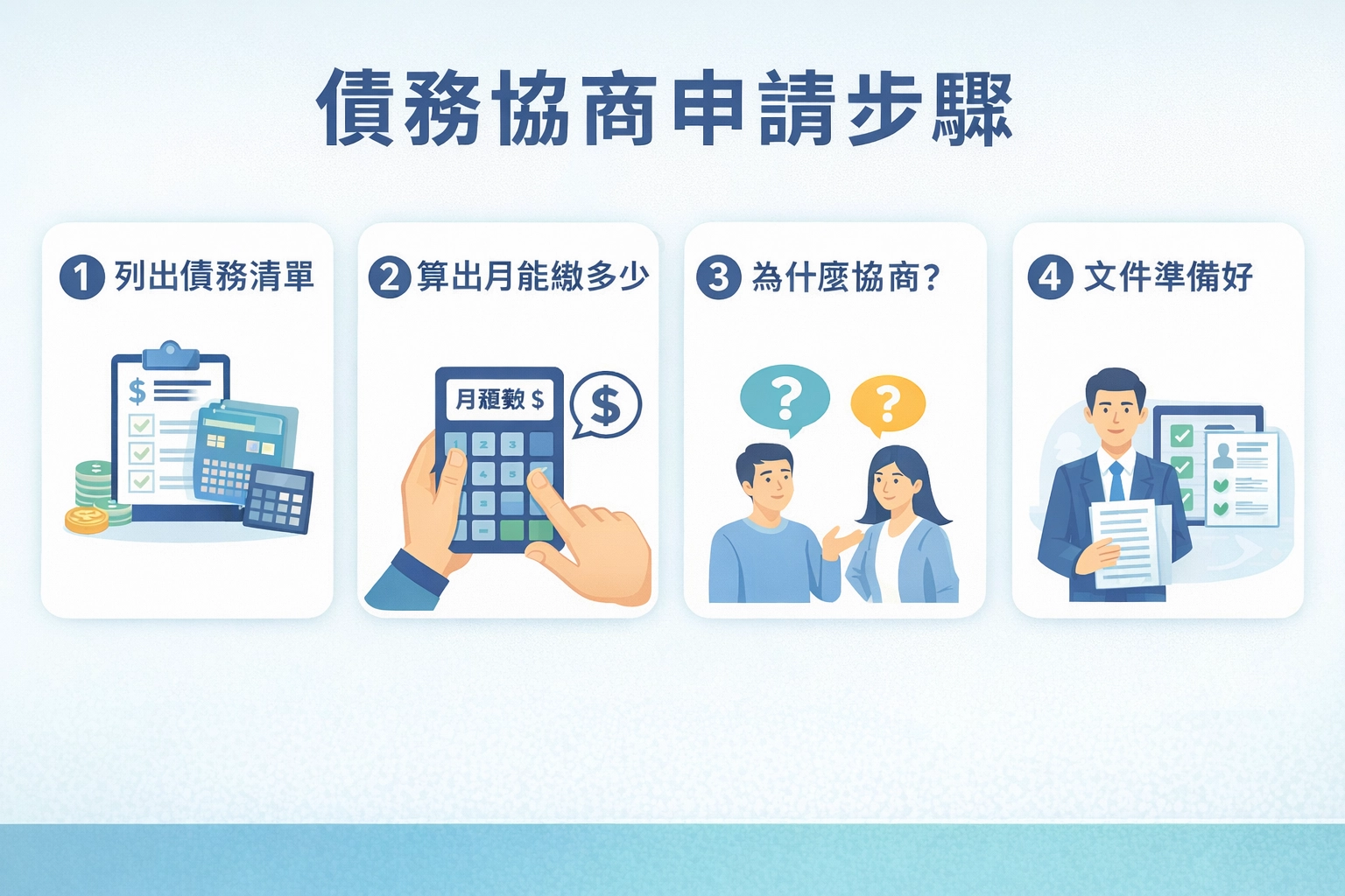 債務協商的申請秘訣有哪些？