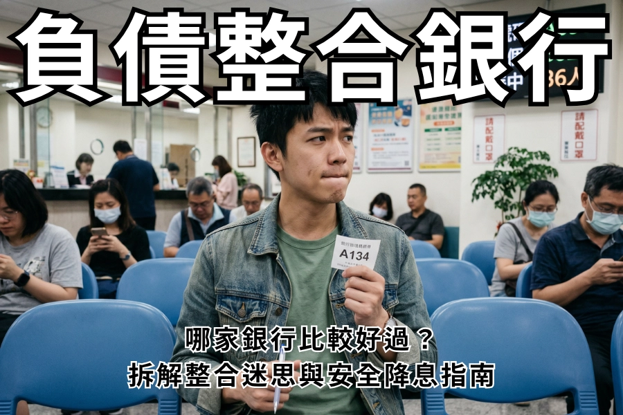 【2026 負債整合銀行全攻略】哪家銀行比較好過？溫柔拆解整合迷思與安全降息指南 