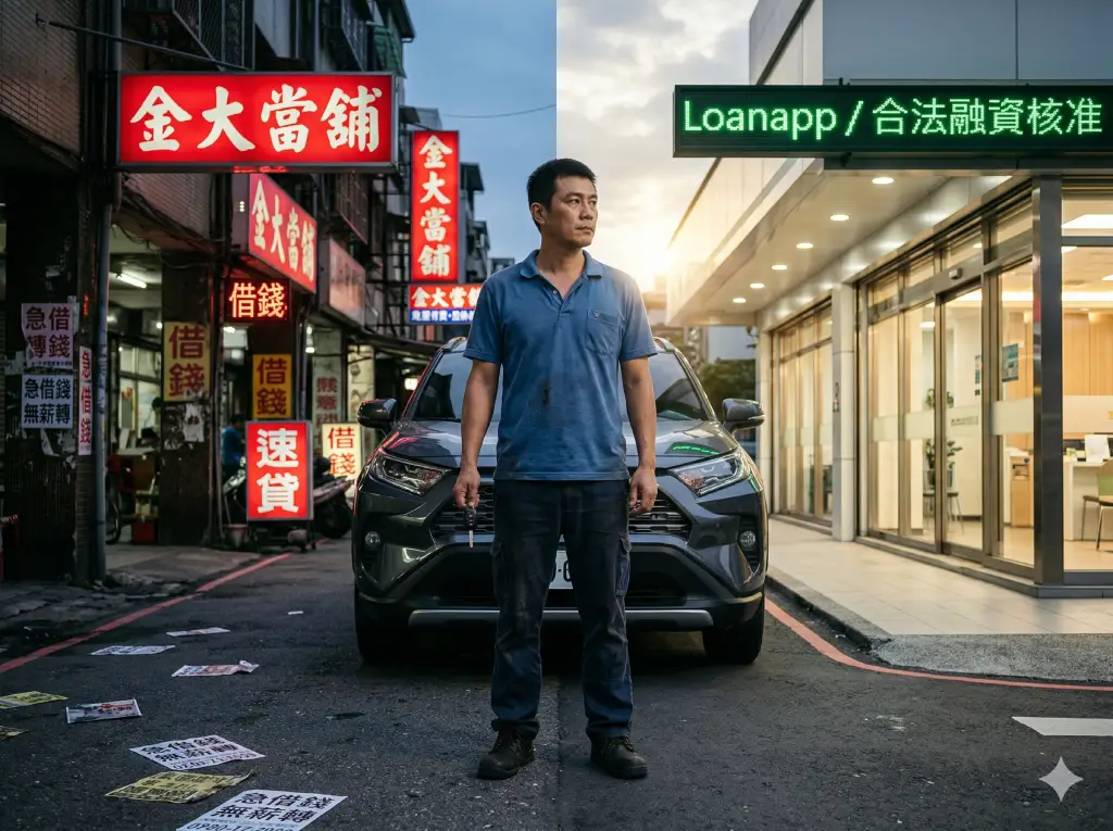 阿強帶著同樣的條件，走進高雄四種不同的借貸管道，結局完全不同