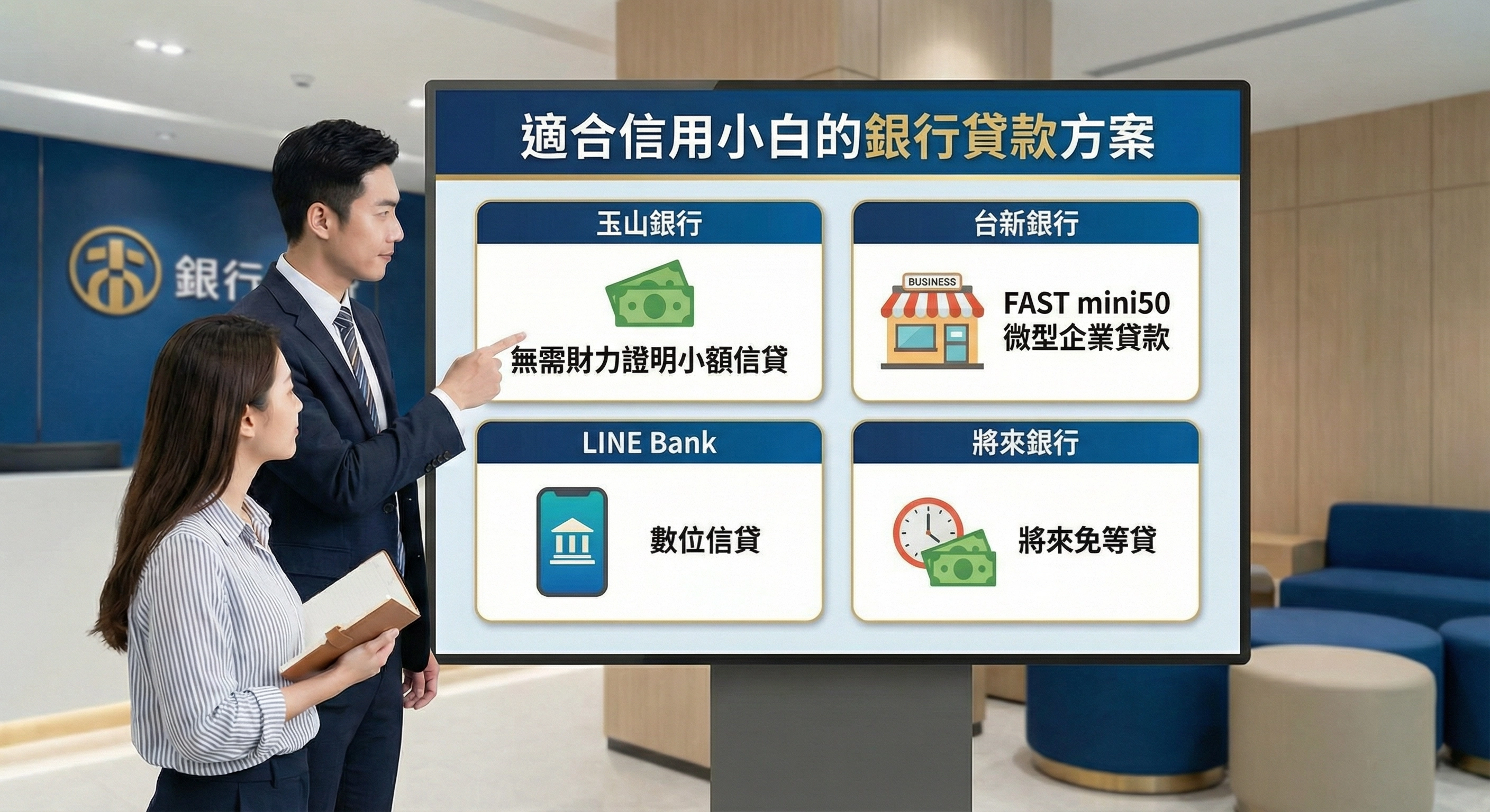 適合信用小白的銀行貸款方案有哪些？