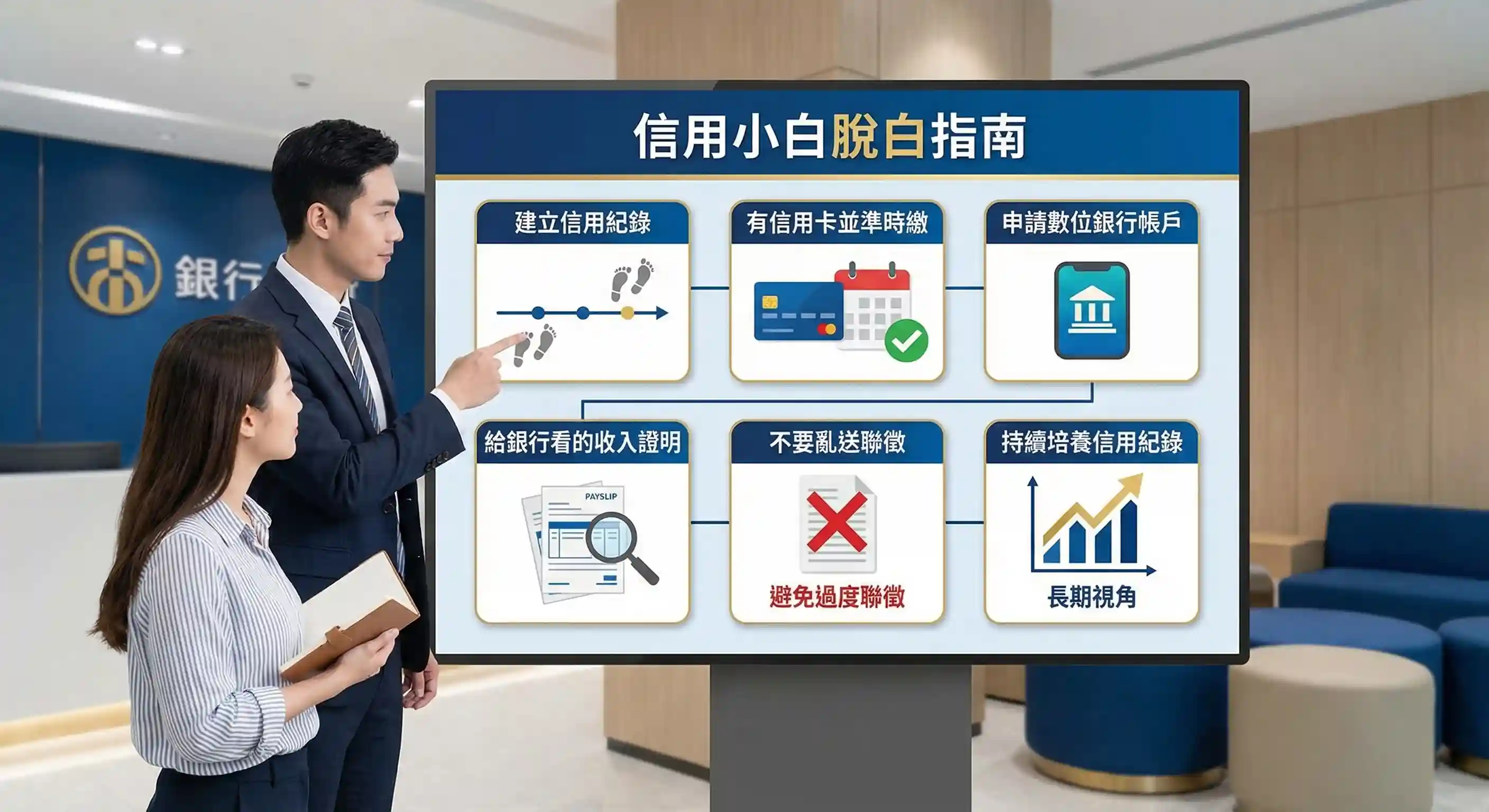 信用小白要怎麼脫白?