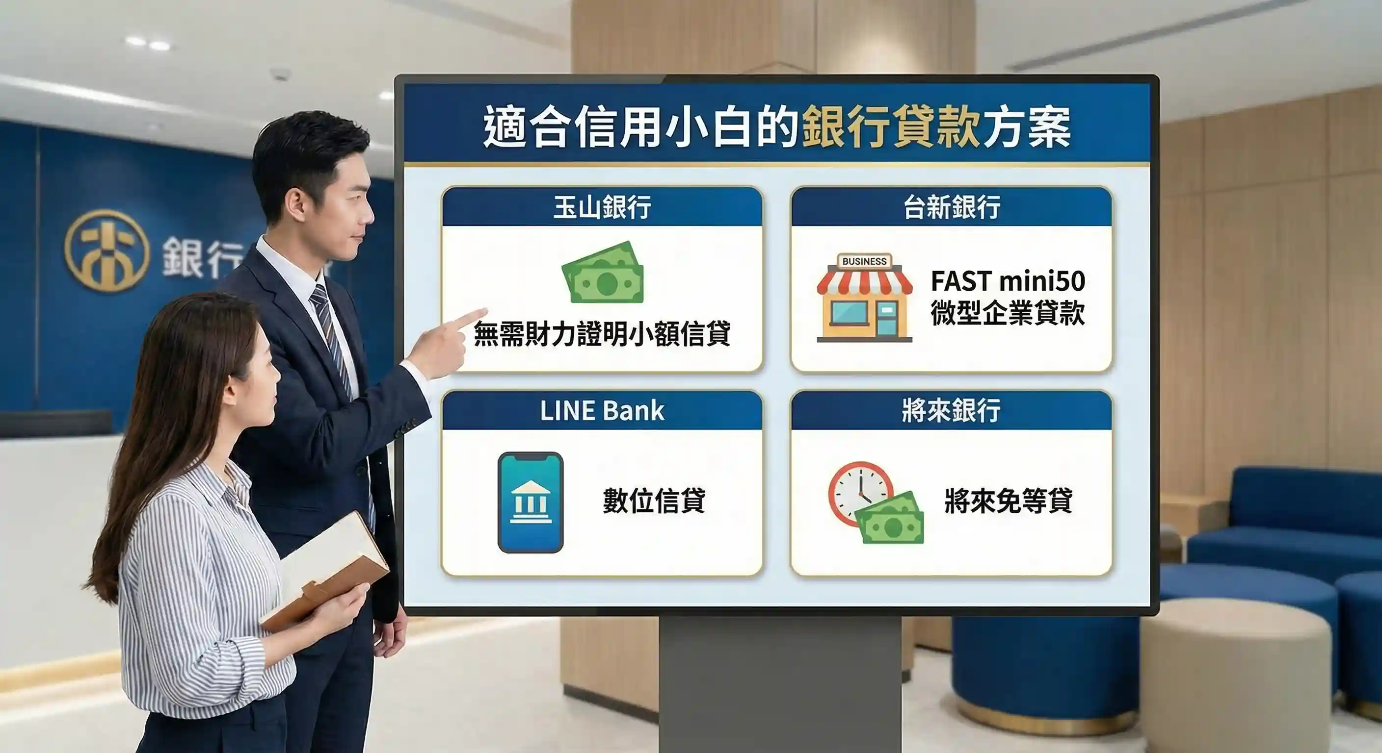 適合信用小白的銀行貸款方案有哪些?