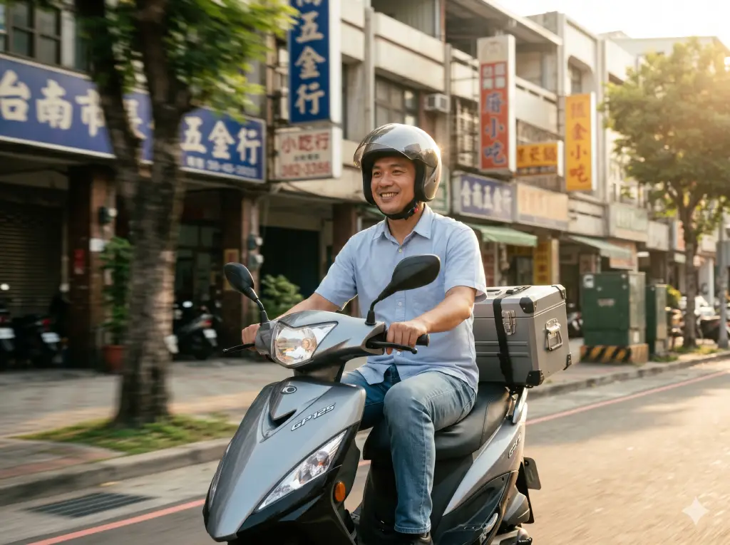 台南機車族,機車不只是交通工具,更是生財工具