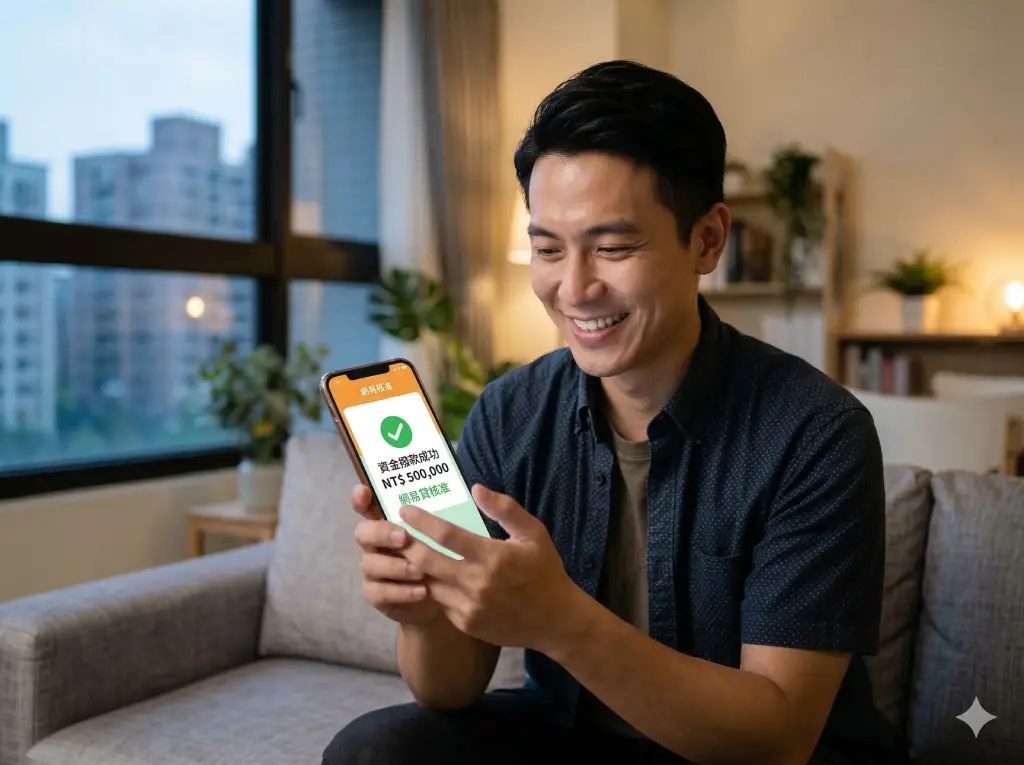 成功申請卡友貸款的自營商，利用信用資產解決周轉需求，拿回財務主導權。