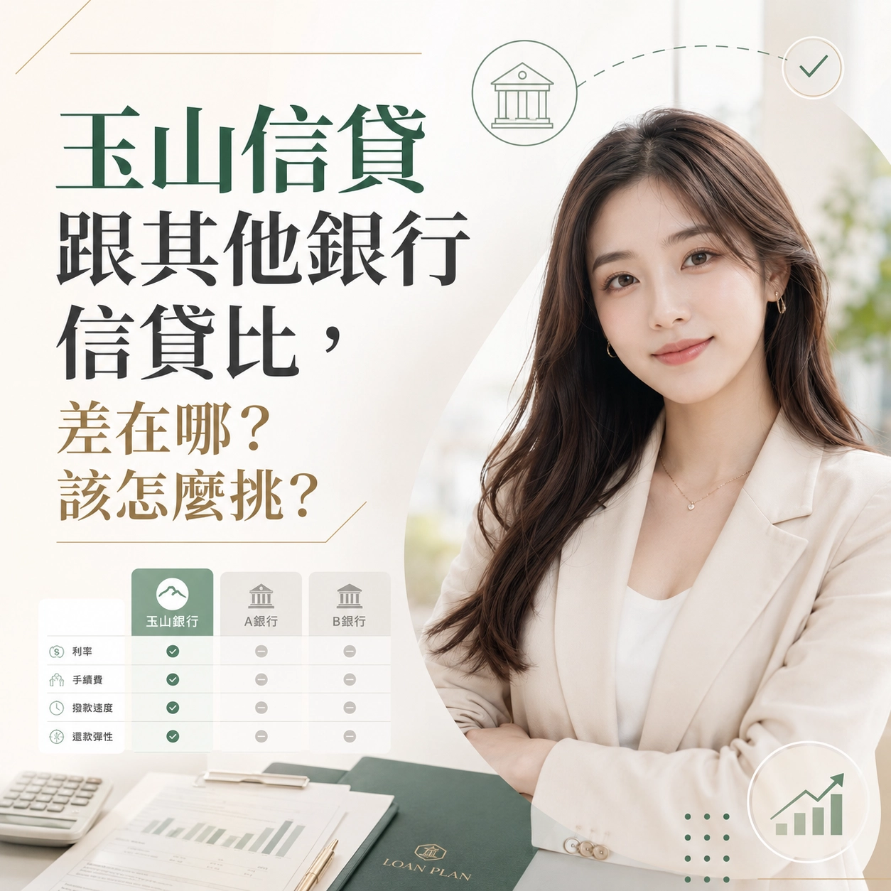 玉山信貸跟其他銀行信貸比，差在哪？該怎麼挑？