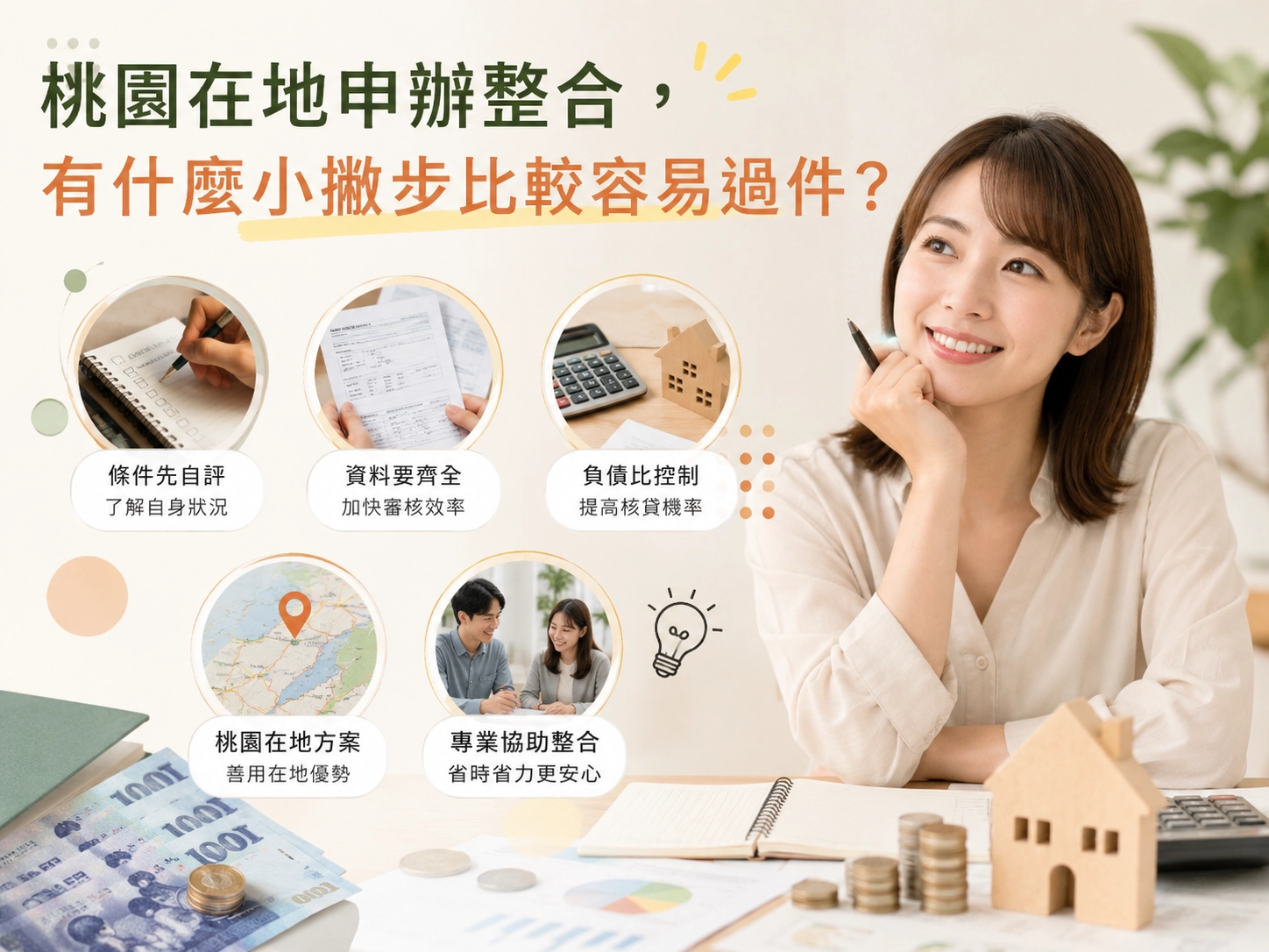 桃園在地申辦整合，有什麼小撇步比較容易過件？