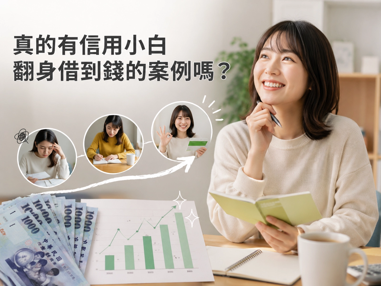 真的有信用小白翻身借到錢的案例嗎？