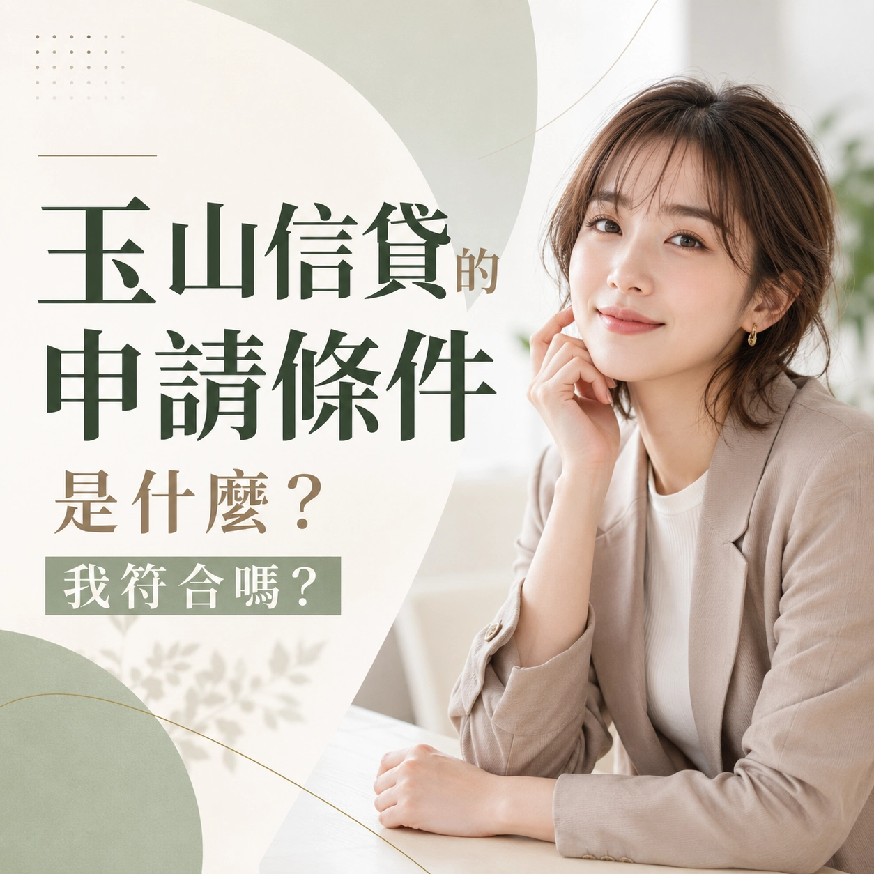 玉山信貸的申請條件是什麼？我符合嗎？