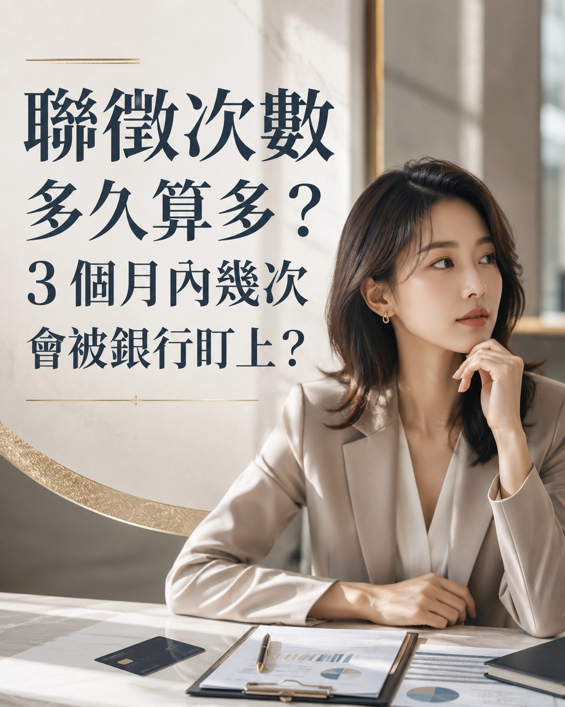 聯徵次數多久算多？3 個月內幾次會被銀行盯上？