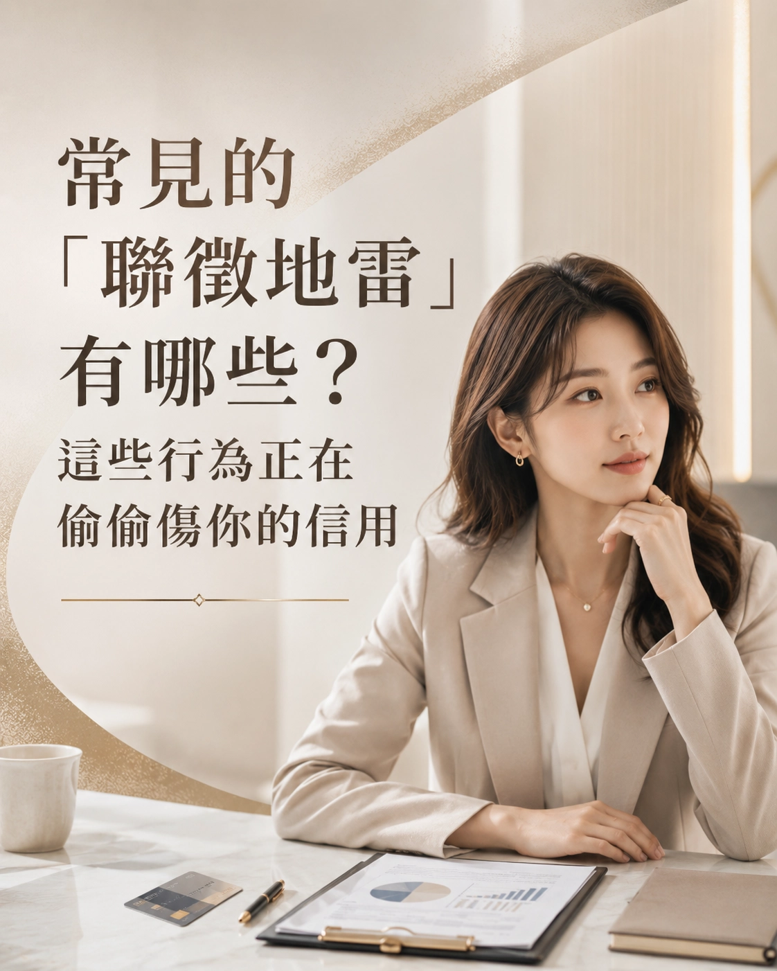 常見的「聯徵地雷」有哪些？這些行為正在偷偷傷你的信用