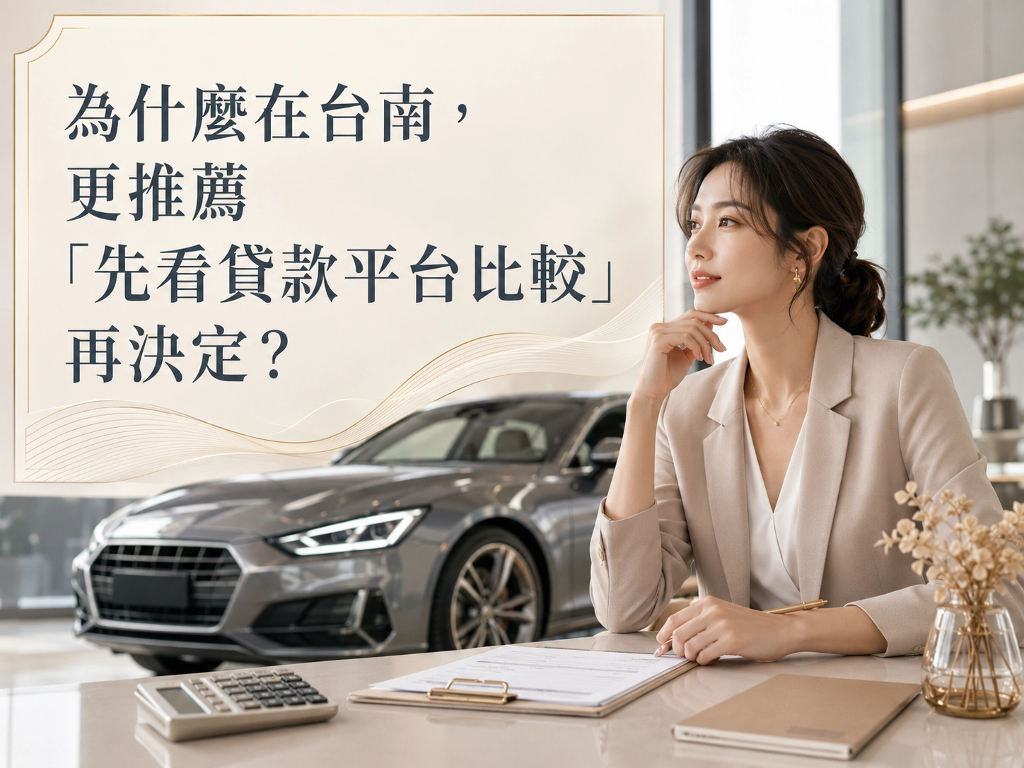 為什麼在台南，更推薦「先看貸款平台比較」再決定？